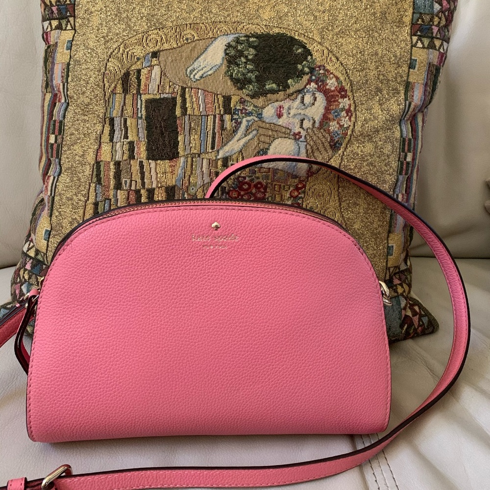 NEW Kate Spade “tori” coral pink leather bag